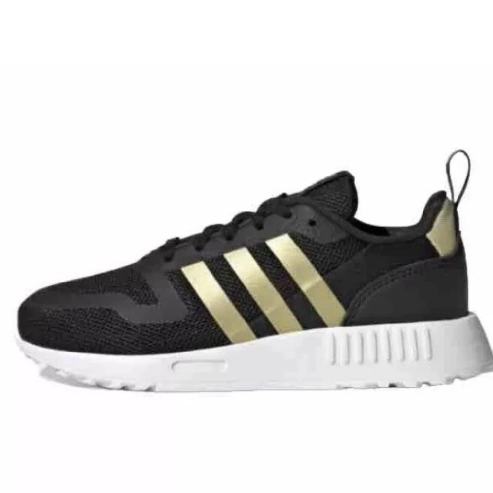 Adidas-MULTIX SHOES-Core Black /Gold Metallic/ Cloud White - Kid's-5.5.-NEW!!